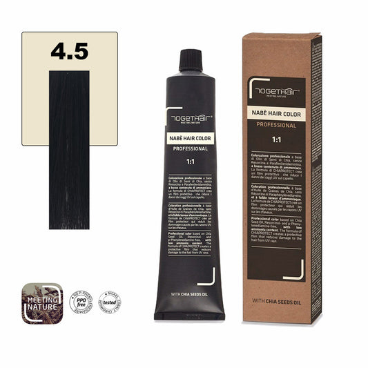 Nabe’ Hair Color nr. 4.5 Castano Mogano Togethair 100 ml