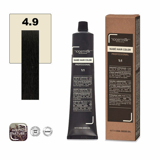 Nabe’ Hair Color nr. 4.9 Castano Marrone Togethair 100 ml