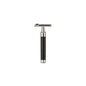 Rasoio di Sicurezza Inox Manico Nero Muhle Rocca R96