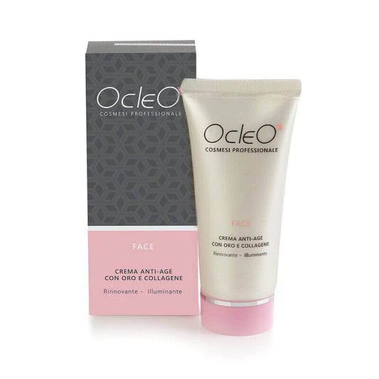 Crema Viso Anti age Oro e Collagene Ocleo 50 ml