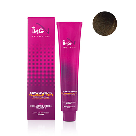 Tintura permanente per capelli ING Color 6 Ammonia Free Vegan 100 ml
