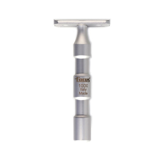 Rasoio Double Edge Flat Argento Focus R51