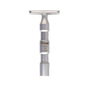 Rasoio Double Edge Flat Argento Focus R51