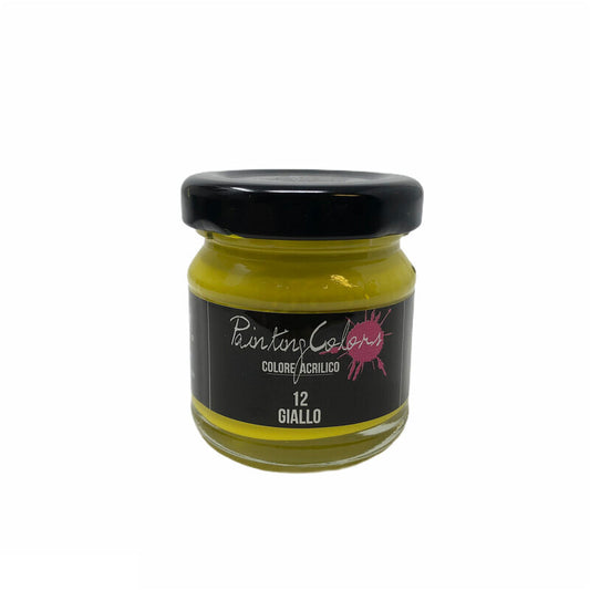 Colore Acrilico Painting Colors 40 ml Giallo