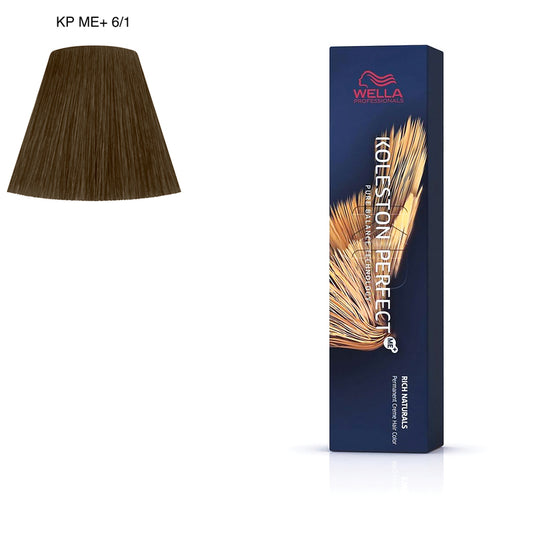 Tintura per capelli Koleston Perfect ME+ 6/1 60 ml Wella