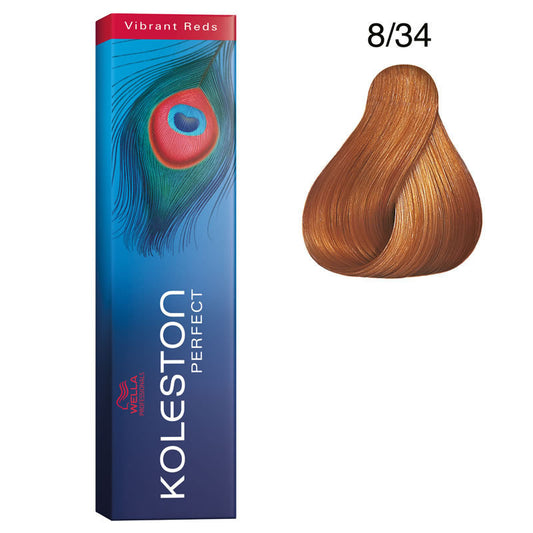 Tintura per capelli Koleston Perfect ME+ 8/34 60 ml Wella