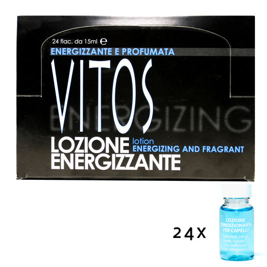 Lozione Energizzante per Capelli Uomo Vitos sc. 24 fiale da 15 ml