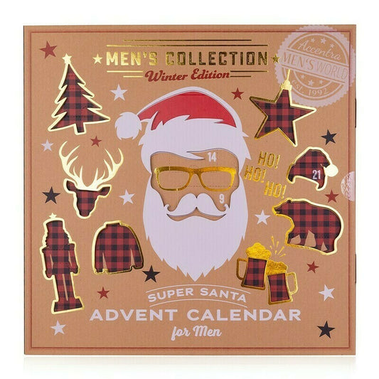 Calendario Avvento Winter Edition Super Santa Uomo 24 giorni