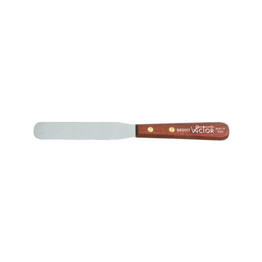 Spatola Cera Inox Flessibile Dritta Manico Legno 8600 11