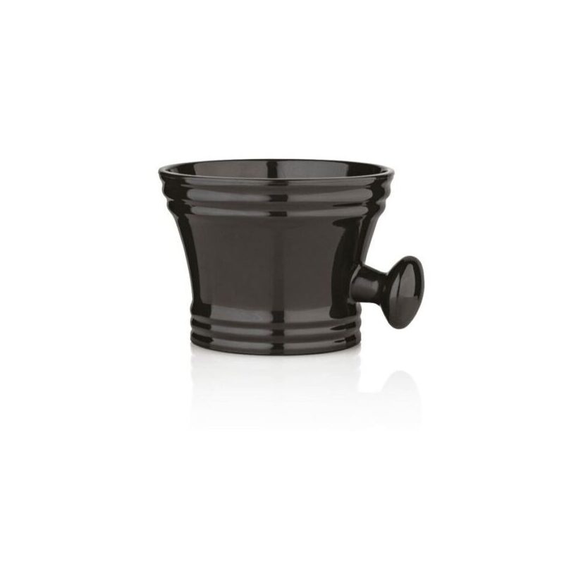 Tazza Ciotola per Saponata in Ceramica Nera mod. Da Vinci Xan.