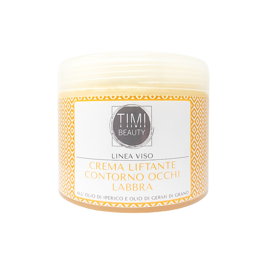 Crema Contorno Occhi Labbra Iperico e Germi di Grano Timi Beauty 500 ml.