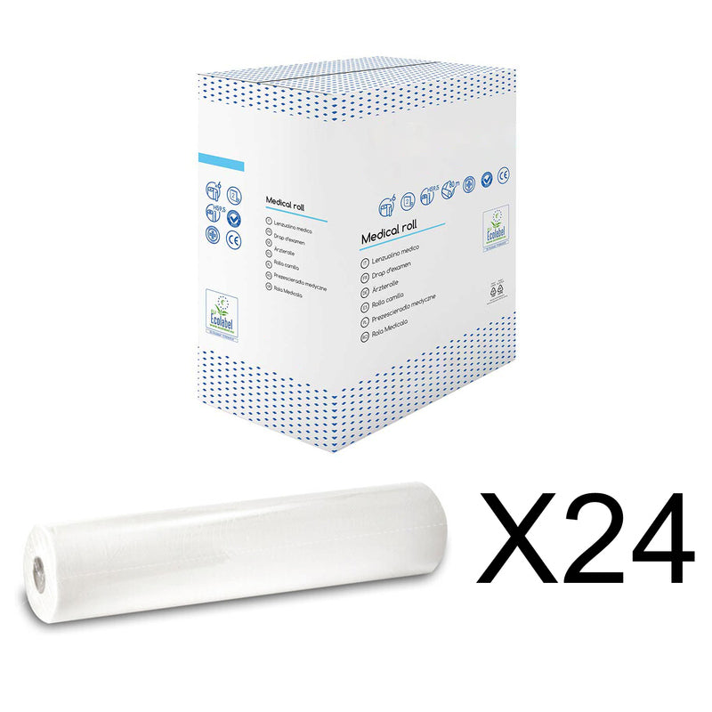 Rotolo Lenzuolino 2 Veli Medical Roll H59,5 C501.14 Eurocarta 1 pz