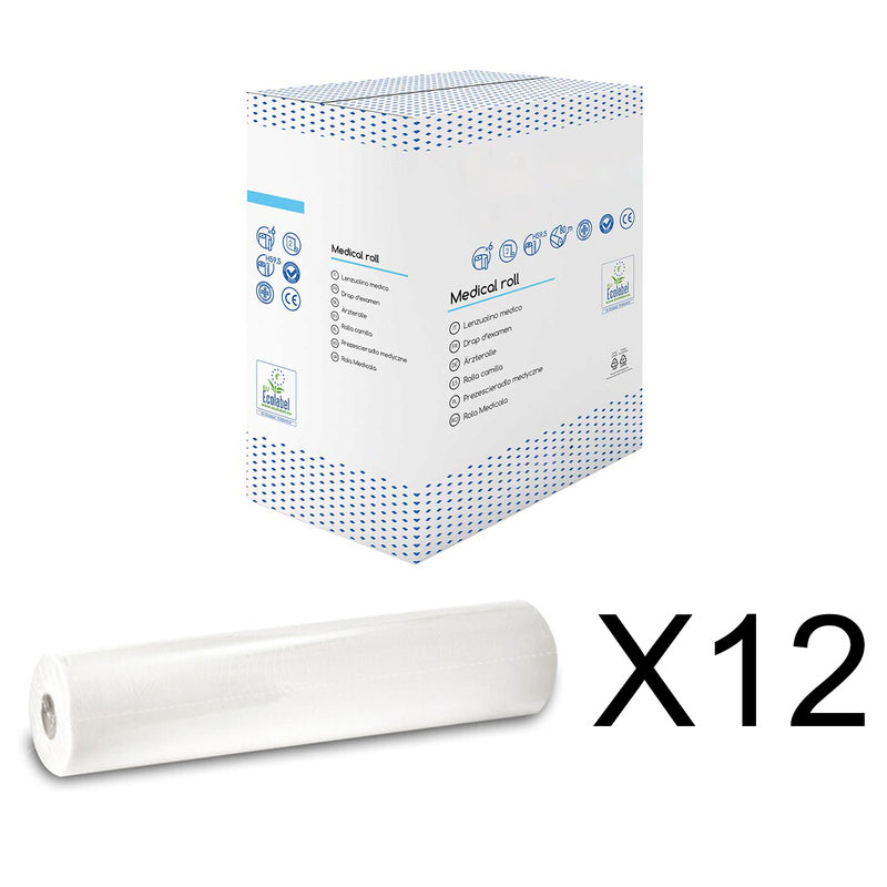 Rotolo Lenzuolino 2 Veli Medical Roll H59,5 C501.14 Eurocarta 1 pz