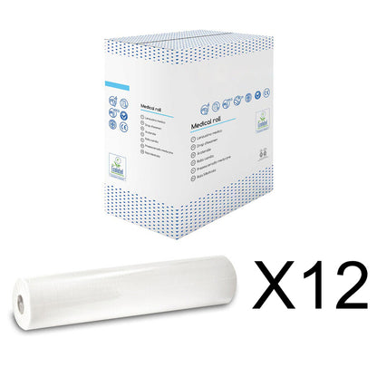 Rotolo Lenzuolino 2 Veli Medical Roll H59,5 C501.14 Eurocarta 1 pz