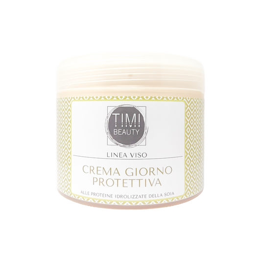 Crema Giorno Protettiva Proteine della Soia Timi Beauty 500 ml.