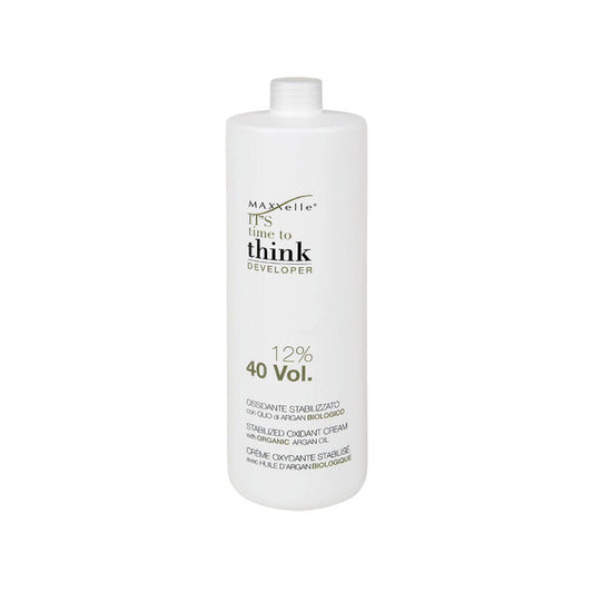 Think Developer Ossidant Crema Olio Argan Bio 40 Vol. Maxxelle 1000 ml
