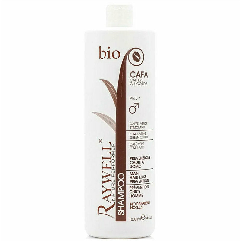 Shampoo CAFA Prev Caduta Uomo Bio Nature Raywell 1000 ml.