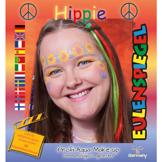 Set Profi Aqua Hippie 4 Colori + Pennello