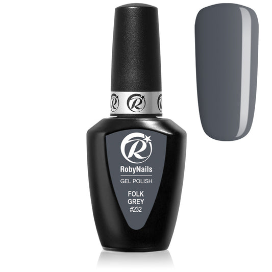 Gel Polish 232 Folk Grey Roby Nails 8 ml