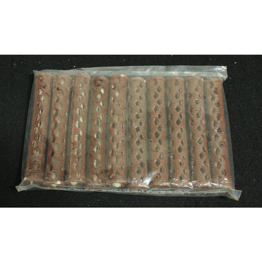 Bigodino piega plastica 1° misura conf. 10 pz Marrone