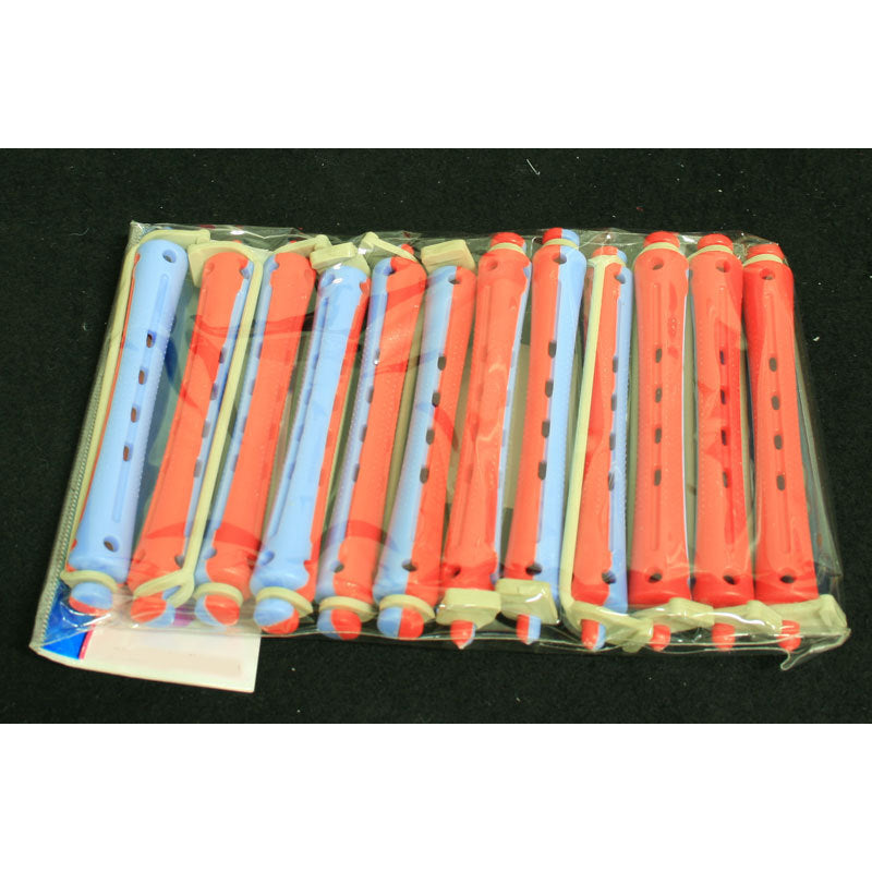 Bigodi permanente rosso/blu lungo conf. 12 pz 4500639