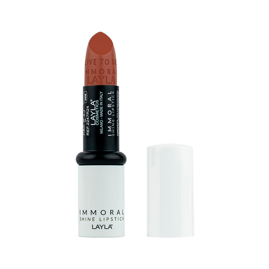 Rossetto Immoral Shine Lipstickn 22 Dirty Peach Layla