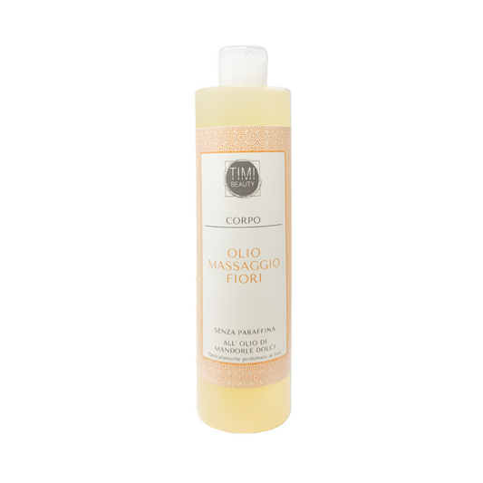 Olio da Massaggio Fiori Senza Paraffina Timi Beauty 500 ml