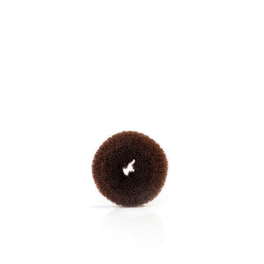Ciambella Ripieno Acconciatura Tondo 6 cm Castano