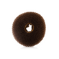 Ciambella Ripieno Acconciatura Tondo 8 cm Castano