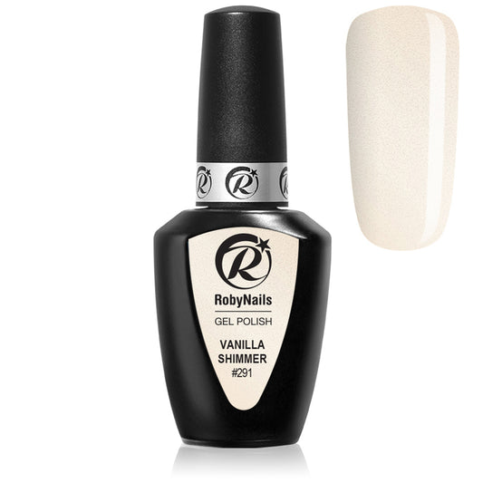 Gel Polish 291 Vanilla Shimmer Roby Nails 8 ml
