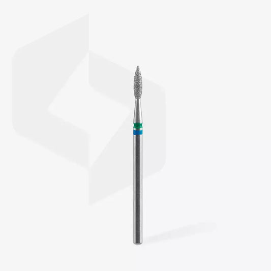 Punta Fresa Diamante DUO Fiamma Blu-Verde BG021/8 Staleks PRO
