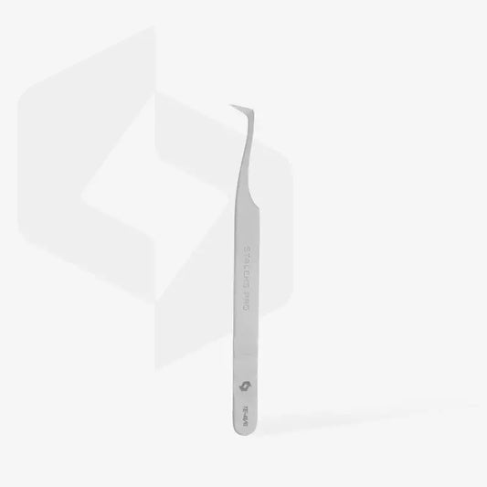 Pinzetta per Estensione Ciglia Curvata 75' Expert 41-6 Staleks Pro