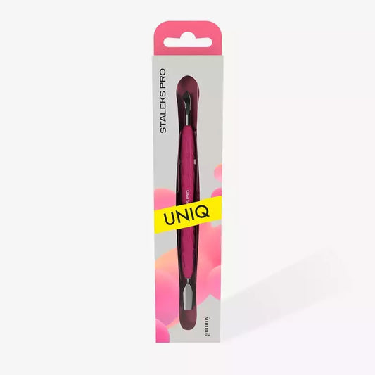 Spatola Doppia per Manicure Manico in Silicone UNIQ 10/4.2 Staleks PRO