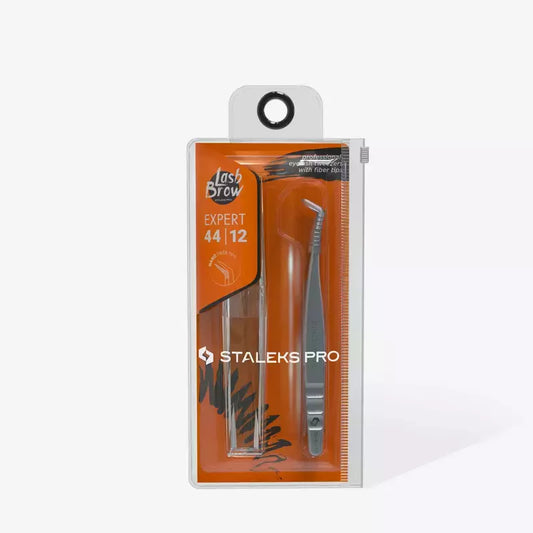 Pinzetta per Ciglia con Nano Nodi Forma AL 65 Expert 44-12 Staleks Pro