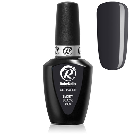 Gel Polish 300 Smoky Black RobyNails 8 ml