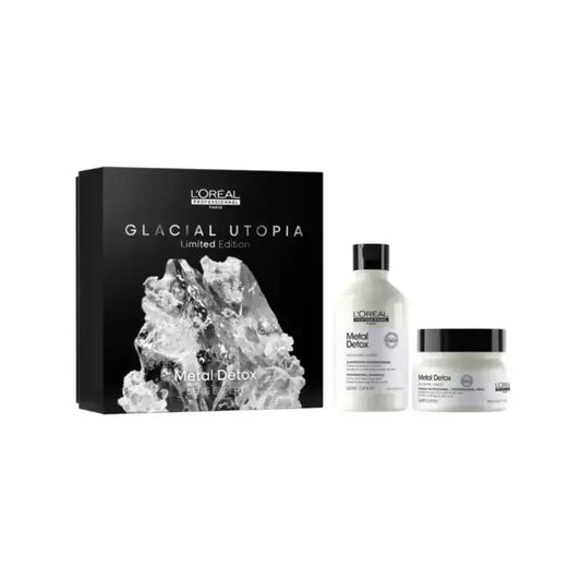 Cofanetto Glacial Shampoo Mask 250 ml Metal Detox Serie Expert L'Oreal