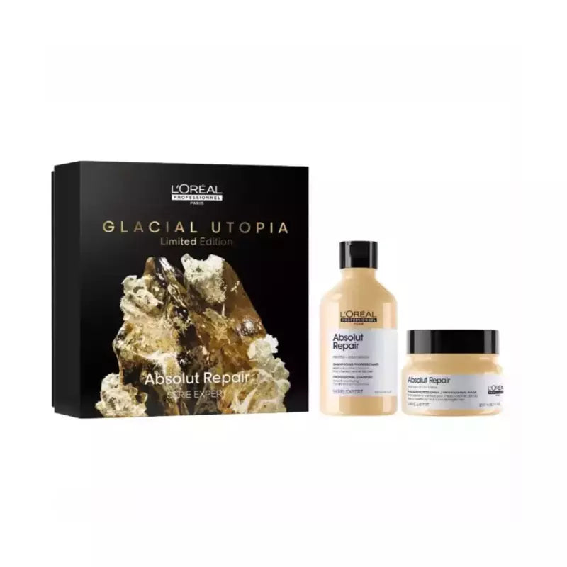 Cofanetto Glacial Shampoo Mask 250 ml Absolute Rep Serie Expert L'Oreal