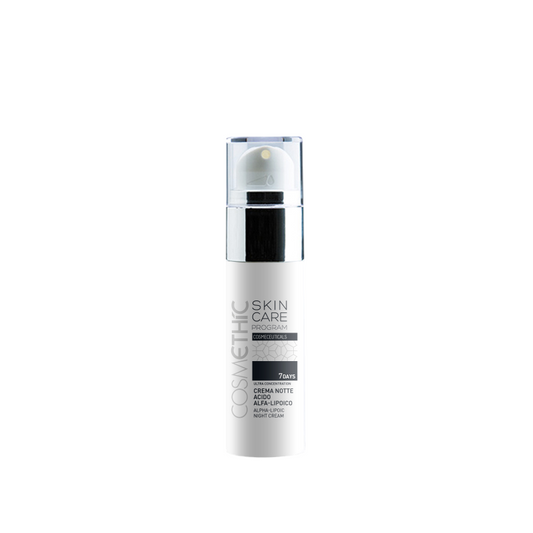 Crema Notte Acido Alfa-Lipoico 7 days Skin Care Program Cosmethic 30 ml