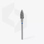 Punta Fresa Forma Pigna Metallo Duro Blu 14 mm Expert Staleks