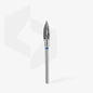 Punta Fresa Forma Fiamma Metallo Duro Blu 13.5 mm Expert Staleks