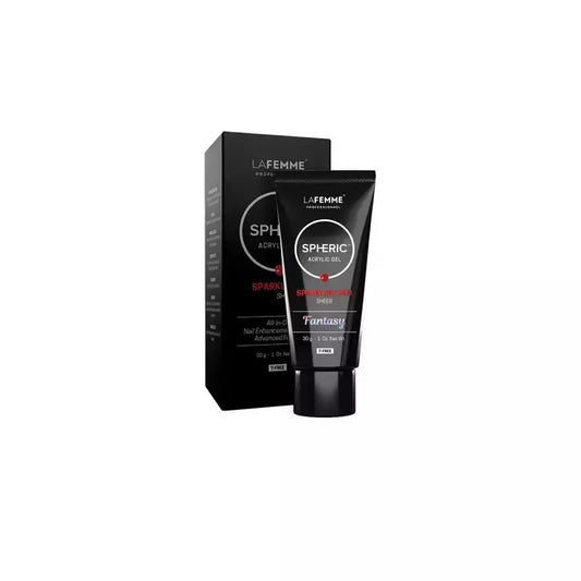 Acrylic Gel Sparkling Red Glitter Spheric La Femme 30 gr