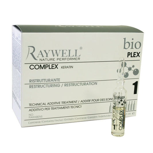 Fiale Complex Keratin Ristrutturante BioPlex 10x5 ml Raywell