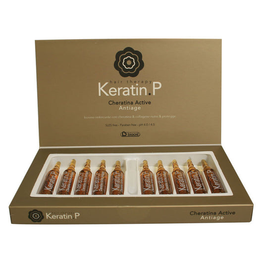 Fiale Cheratina Active Keratin P. Biacrè conf. 10 pz da 10 ml