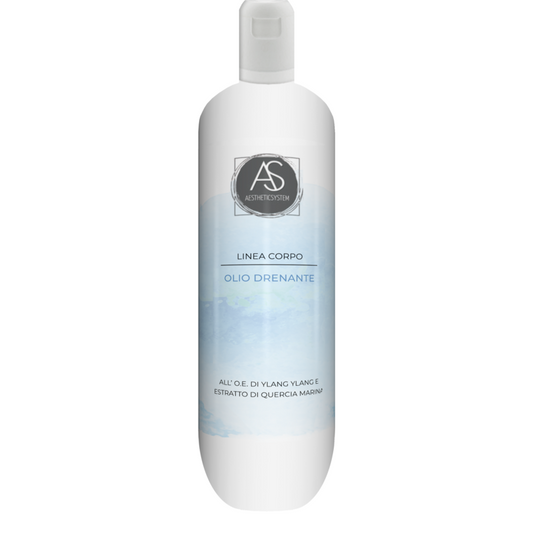 Olio Drenante con Ylang Ylang e Quercia Marina Timi Beauty 500 ml.