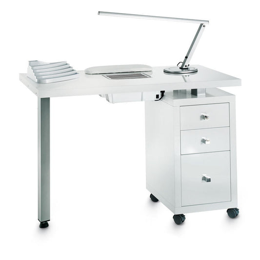 Tavolo manicure art 305LX square con aspiratore