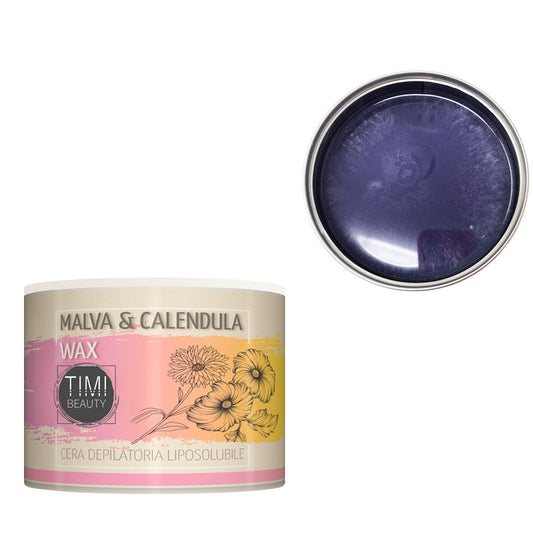 Cera epilazione liposolubile Malva e Calendula Wax vaso 400 ml