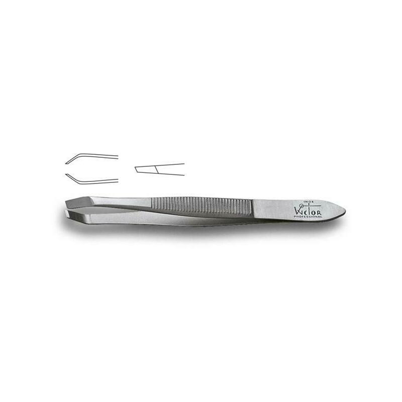 Pinzetta sopracciglia Acciao Inox Punta Aggrappante Wictor 304290