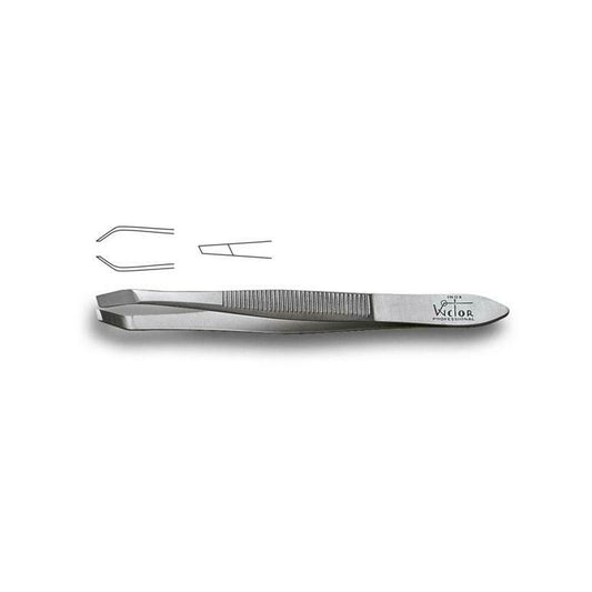 Pinzetta sopracciglia Acciao Inox Punta Aggrappante Wictor 304290