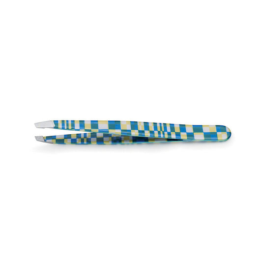 Pinzetta sopracciglia acciao inox taglio obliquo Byte Estas