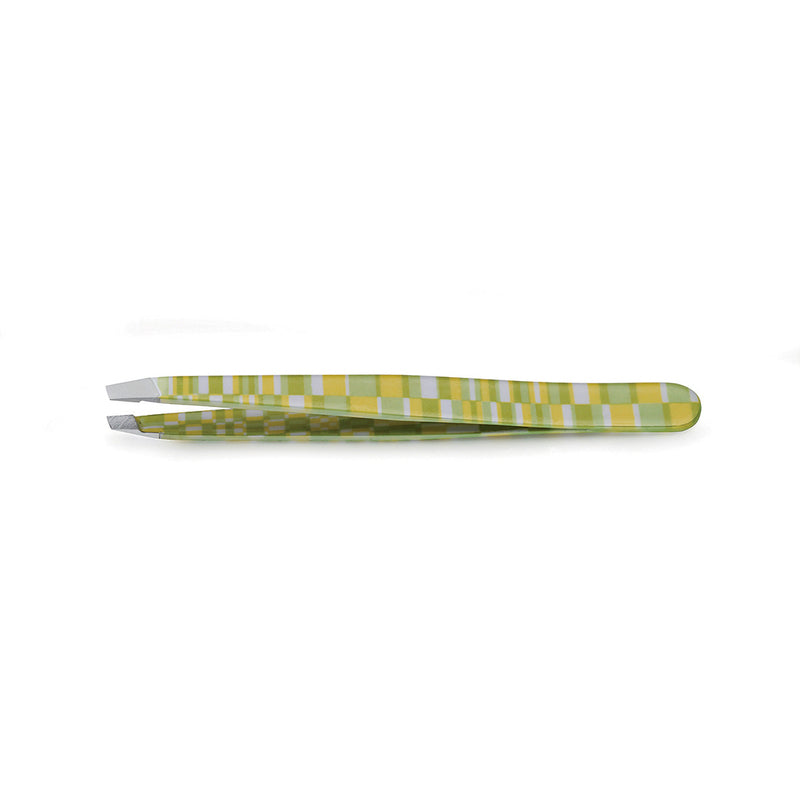Pinzetta sopracciglia acciao inox taglio obliquo Kaleido Estas